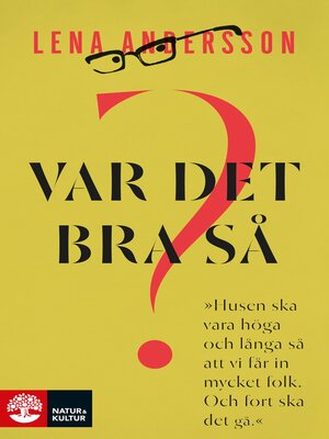 cover image of Var det bra så?